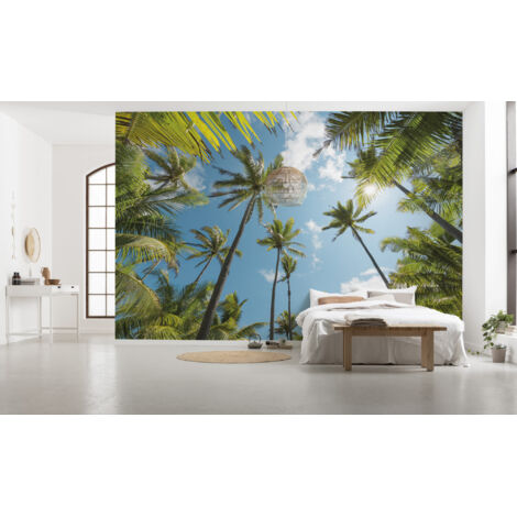 Papier peint panoramique naturel Paradis de Noix de Coco (1/4)