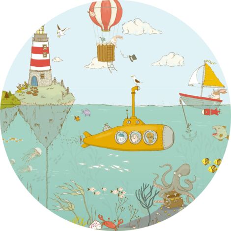 Komar Underwater 125 x 125 cm, Stickers pour les murs D1-086 (1/3)