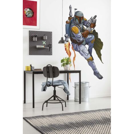 Komar Star Wars XXL Boba Fett 127 x 200 cm, Stickers pour les murs 12401 (1/4)