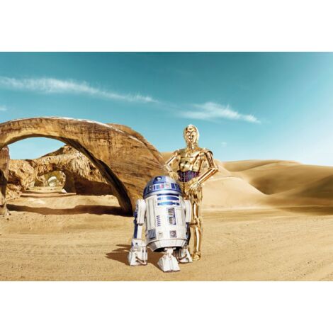 Komar Star Wars Lost Droids 368 x 254 cm, Papier peint panoramique 8-484, photomurale sur intissé (1/4)