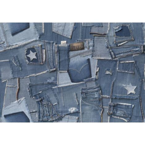 Komar Jeans 368 x 254 cm, Papier peint panoramique 8-909, photomurale sur intissé (1/4)