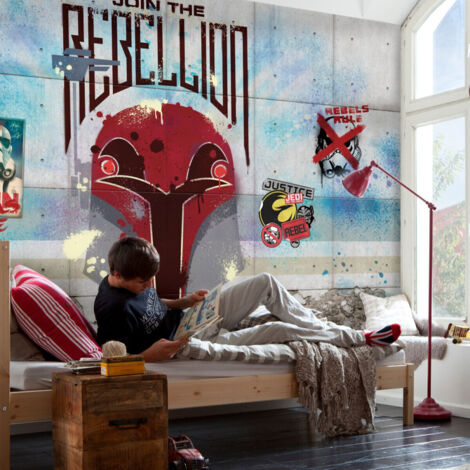 Komar Star Wars Rebels Wall 368 x 254 cm, Papier peint panoramique 8-485, photomurale sur intissé (1/3)