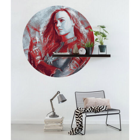 Komar Avengers Painting Captain Marvel 125 x 125 cm, Stickers pour les murs DD1-046 (1/3)