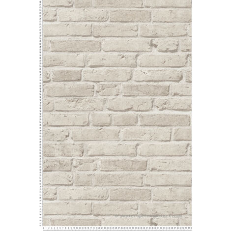 Tapisserie imitation petites briques Papier peint imitation brique clair Papiers peinst tendances pour la maison salon et cuisine