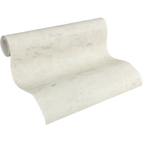 papier peint effet béton beige crème et gris - A.S. Création (1/5)