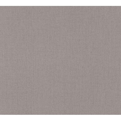 Papier peint scandinave marron effet textile Tapisserie unie marron pour chambre Papier peint moderne style nordique monochrome