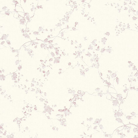 Papier peint à motif fleurs 53cm x 10,05m – Intissé lessivable – Raccord droit 64cm – Pose facile sur mur – A.S. Creations - SP14619