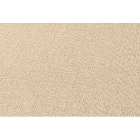 Papier peint intissé uni beige pour bureau Tapisserie beige idéale pour salon Papier peint designer italien parfait chambre adulte (1/5)
