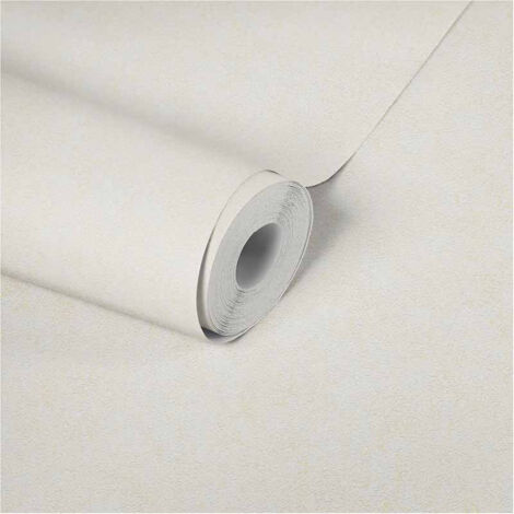 Papier peint uni beige pour salon Tapisserie beige crème idéale pour couloir Papier peint intissé texturé pour cuisine