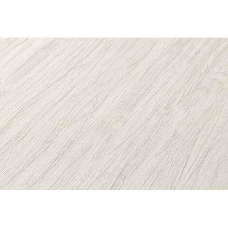 Papier peint imitation bois claire tendance Tapisserie effet bois pour salon moderne Papiers peints blanc crème chambre adulte (1/5)