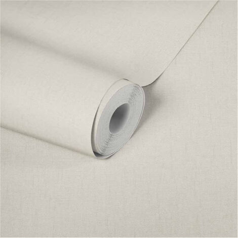 Papier peint intissé uni designer italien Tapisserie intissée couleur beige Papiers peints crème tendances pour style épuré (1/5)