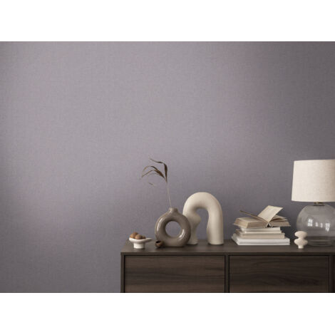 Papier peint intissé uni aux tons bleu et gris - 10,05 x 0,53 m - collection Cosmopolitan (1/5)