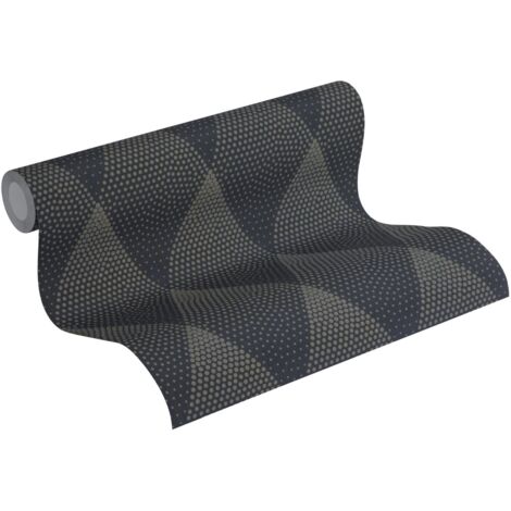 papier peint motif graphique or et noir - Livingwalls (1/5)