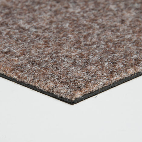 Dalle moquette plombante beige pour bureau Moquette aiguilletée professionnelle en dalles Dalles moquette modulaires sans colle