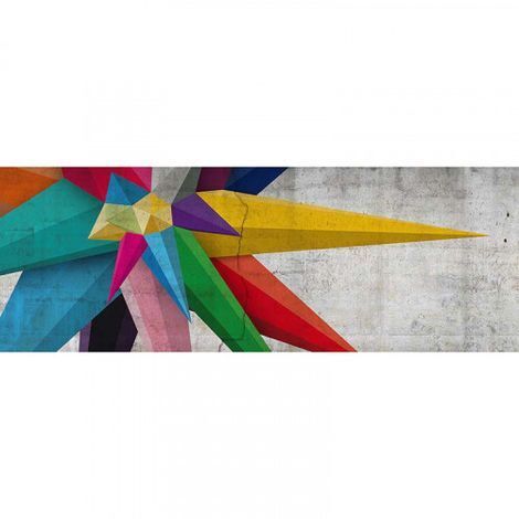 Papier peint panoramique multicolore motif étoile Tapisserie panoramique design pour bureau Papiers peints panoramique original pour salon (1/3)