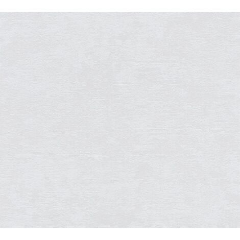 Papier peint aspect crépi style industriel Tapisserie grise claire unie pour chambre moderne Papier peint intissé gris clair idéal couloir