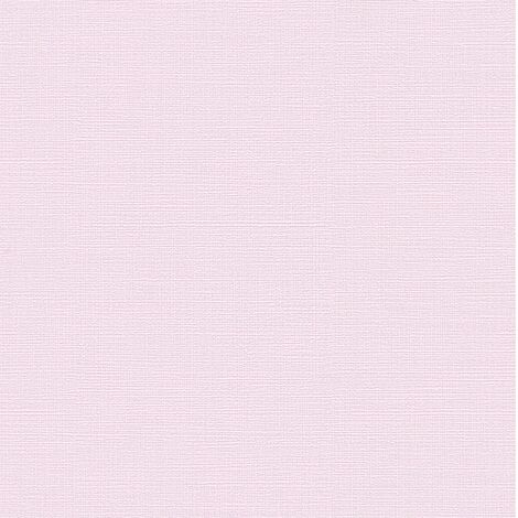 BRICOFLOR Papier Peint rose pastel uni Papier Peint intissé rose clair uni Tapisserie rose poudré pour chambre, cuisine & plus