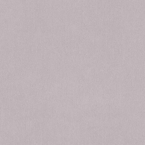 Papier peint uni lila Tapisserie intissée effet textile pour salon Papier peint monochrome violet moderne idéal pour chambre (1/4)