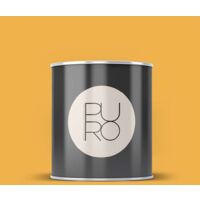 Peinture jaune orange éclatant mat moderne et résistante Peinture satinée facile à appliquer Peinture PURO Premium C8007 2,5L