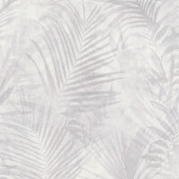 A.S. Creations – Papier peint vinyle intissé gris clair effet aquarelle – Motif feuille pour salon et salle à manger – Tapisserie tendance