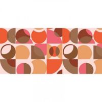 Papier peint panoramique original motif géométrique Tapisserie panoramique design pour salon Papiers peints panoramique idéal pour chambre