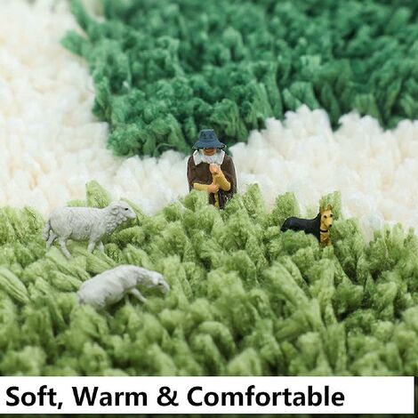Leaves Microfiber Absorpt Badteppich Turm mit rutschfester Rückseite innen Eingang Türmatte für Bad Boden Indoor Fußmatte