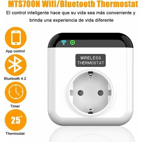 NASHONE Programmierbarer Smart WLAN Thermostat Steckdose mit