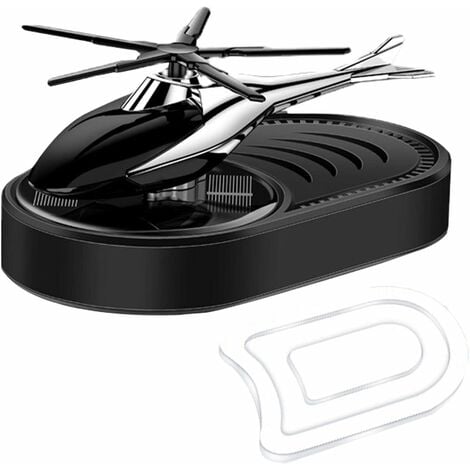 Solarbetriebener Auto-Lufterfrischer-Solarenergie-rotierender  Hubschrauber-Design-Aromatherapie-Diffusor-Diffusor für ätherische Öle,  Rotation Auto-Parfüm-Diffusor-Ornament