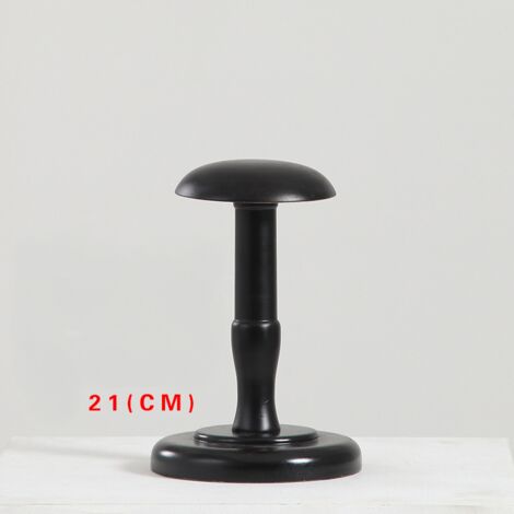 AHANDMAKER Holz Hutständer Vintage - Kuppelförmiger Huthalter Für Tisch 12,4x23cm