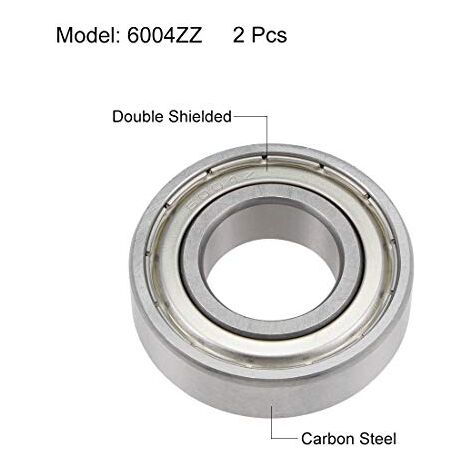 GOIYZTTR 5er Set 696ZZ Kugellager – Doppelt Geschirmt, 6x15x5 Mm, Für Kleine Motoren & Geräte