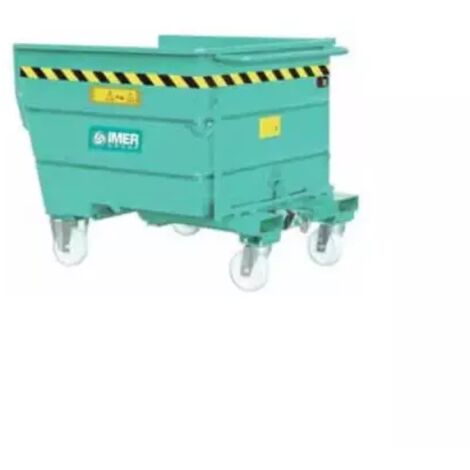 Benne renversable avec roues IMER (1/3)