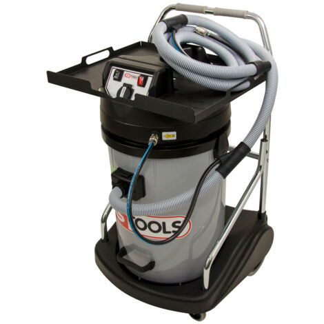 KS Tools - Centrale d'aspiration à cuve plastique 76L, 2600W - 165.0114 (1/3)