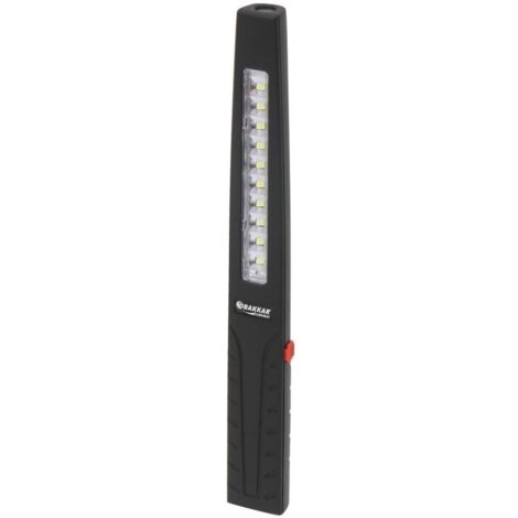BALADEUSE D'ATELIER LED RECHARGEABLE 9+1 LEDS 500 LUMENS -82280 | Leroy Merlin