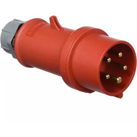Fiche màle 16A/400V (1/3)