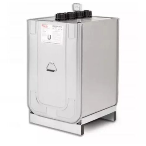 Pressol – Citerne double paroi 400 L – Acier galvanisé – Jauge mécanique et indicateur de fuite – Pour stockage aérien de gasoil et fuel