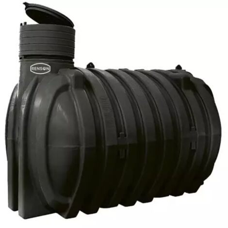 Renson – Cuve enterrable récupération eau pluie 5000 L – Diamètre 1860 mm – Hauteur 2150 mm – Longueur 2380 mm – Système de filtration intégré