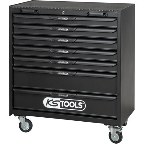 KS Tools - Servante SRM 7 tiroirs, 34'' - L. 833 x P. 459 x H.954 mm - 810.8055