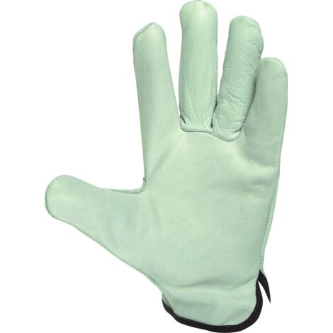 Gants de docker croûte de cuir et toile T9 (1/2)