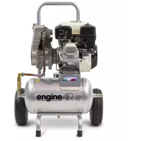 Abac – Compresseur essence 20L 4,8 CV – Moteur Honda – Pression 10 bar – Débit 16,5 m3/h – Niveau sonore 76 dB(A) – Outil professionnel chantier - CV 20 L