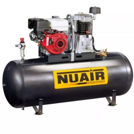 Compresseur d'air à piston NUAIR 200 L moteur HONDA 9 CV (1/3)