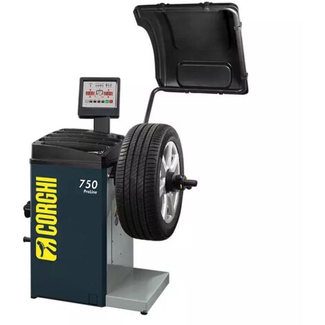 Équilibreuse de roue automatique – Écran numérique – Vitesse 150 tr/min – Largeur max. 22.8" – Diamètre max. 44" – Poids max. 70 kg (1/3)