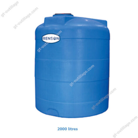 Cuve de stockage d'eau 10000 litres noire, cuve à eau PVC noir