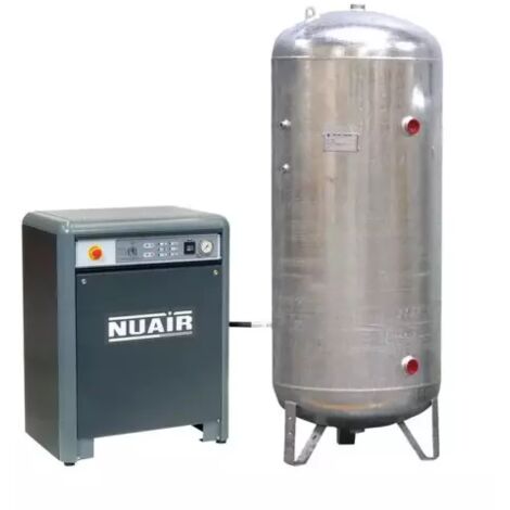 Compresseur d'air à piston insonorisé 5,5 CV 500 L galvanisé NUAIR