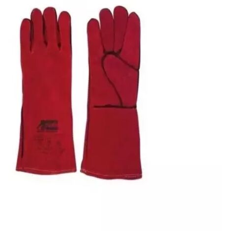 Gant de soudeur cuir doublé manchette 160mm T11 (1/3)