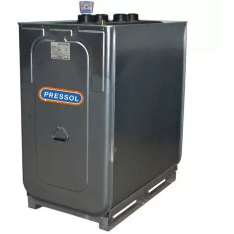 Pressol – Citerne double paroi 750L pour gazole et fuel – Tôle acier galvanisée – Jauge mécanique et indicateur de fuite – Dimensions 980x760x1420mm