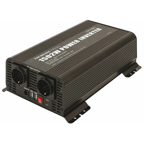 Onduleur 12 V 1.500 W onde sinusoïdale pure