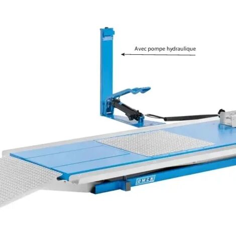 Table élévatrice fixe hydraulique 500 kg – Hauteur levée max 1080 mm – Dimensions plateau 2200 x 915 mm – Stabilité renforcée – Omcn