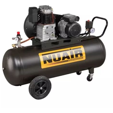 Compresseur d'air à piston cylindre fonte 200 litres 3 CV NUAIR (1/2)