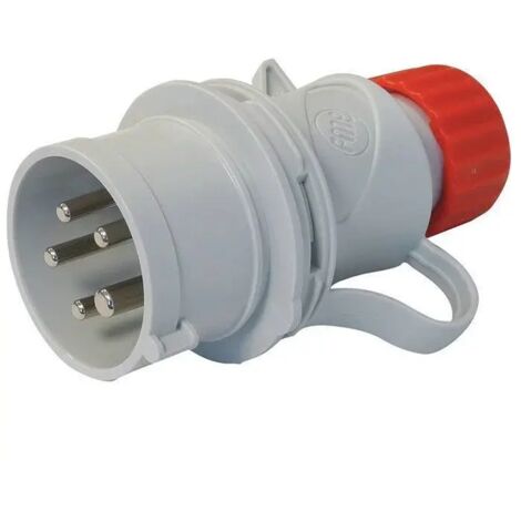 Fiche mâle 5 broches 3P+N+T 400V 16 A (1/3)
