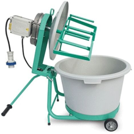 Imer – Malaxeur électrique 56 litres – Puissance 0,55 kW – Vitesse 55 tr/min – Double malaxage pour matériaux fins – Silencieux 59 dB(A)